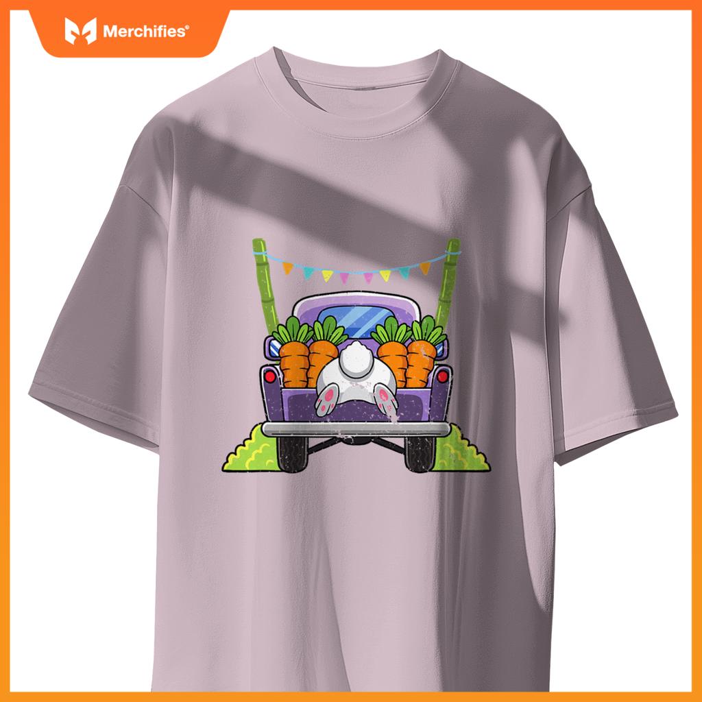 Easter Bunny Egg Hunting Truck Easter Sunday Rabbit T-Shirt