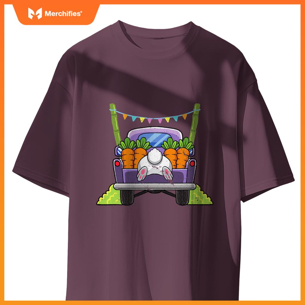 Easter Bunny Egg Hunting Truck Easter Sunday Rabbit T-Shirt