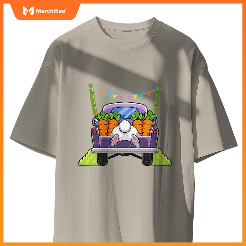 Easter Bunny Egg Hunting Truck Easter Sunday Rabbit T-Shirt