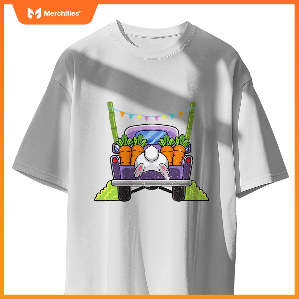 Easter Bunny Egg Hunting Truck Easter Sunday Rabbit T-Shirt