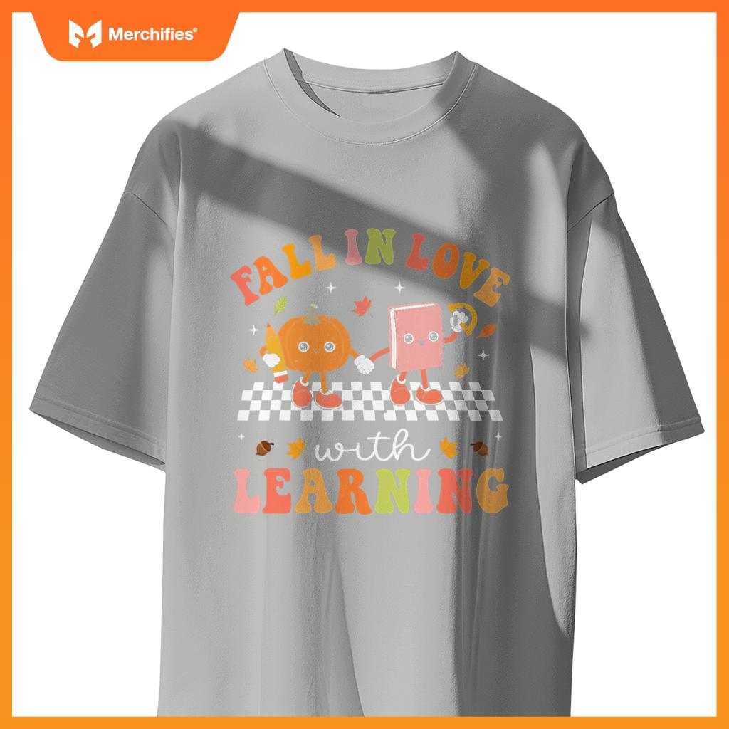 Fall in love with learning pumpkin season teacher fall