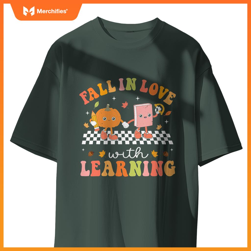 Fall in love with learning pumpkin season teacher fall
