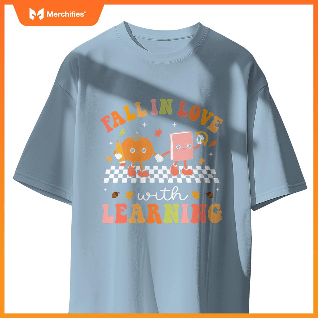Fall in love with learning pumpkin season teacher fall