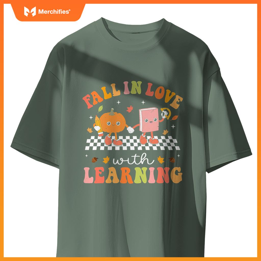 Fall in love with learning pumpkin season teacher fall
