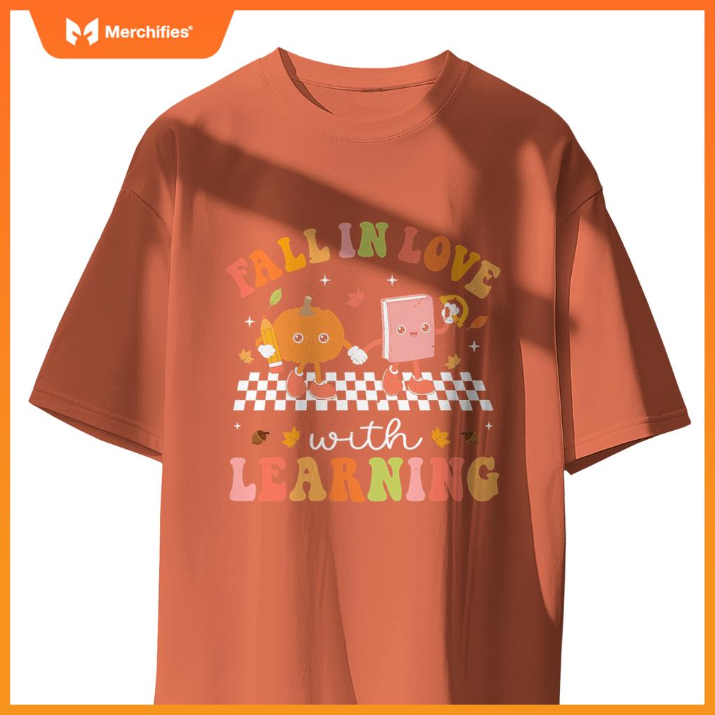 Fall in love with learning pumpkin season teacher fall