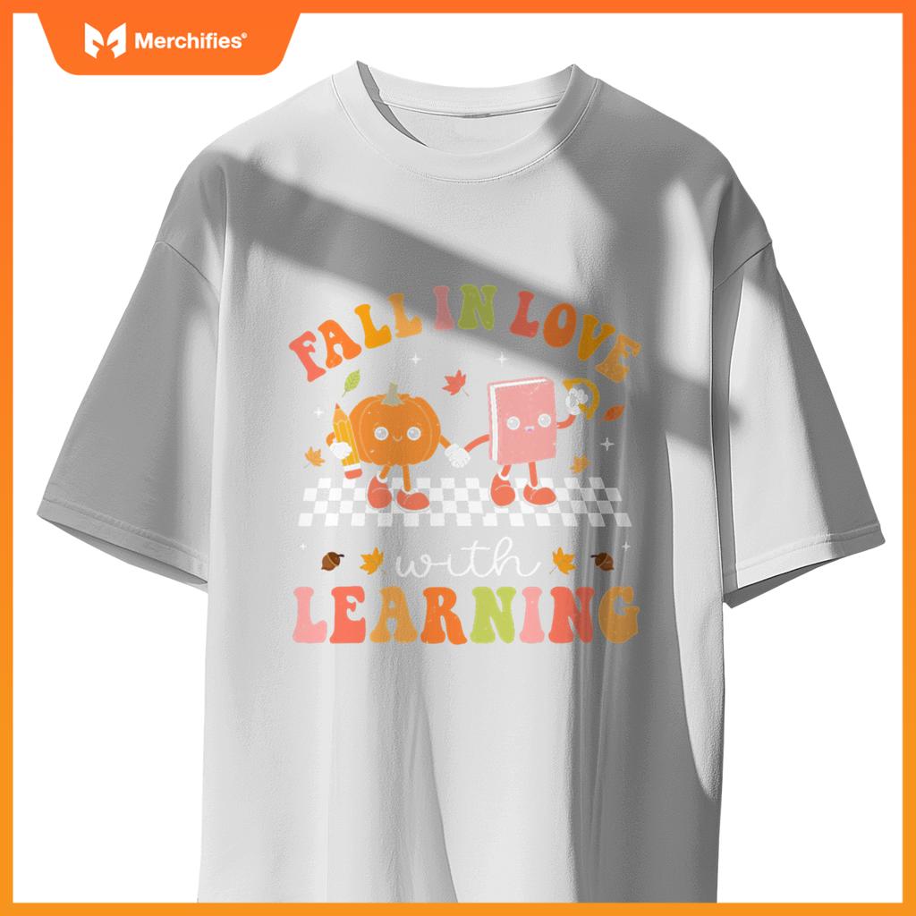 Fall in love with learning pumpkin season teacher fall