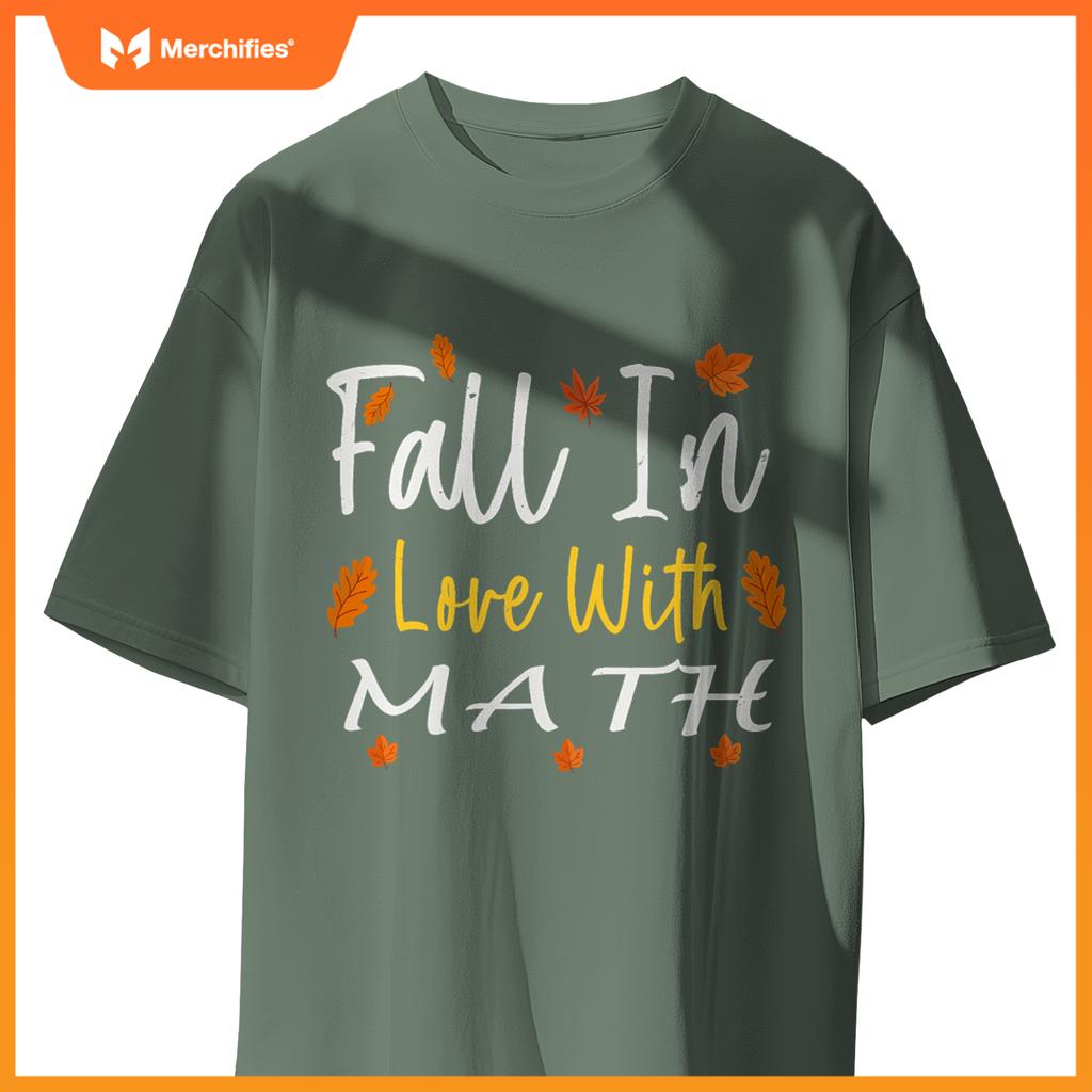 Fall in love with math thanksgiving math teacher fall