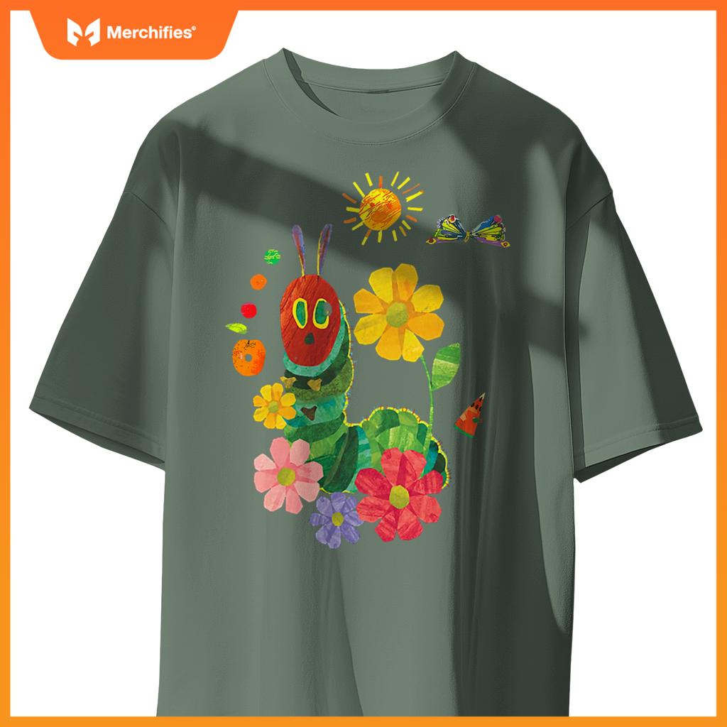Flowers and hungry caterpillar teacher kindergarten