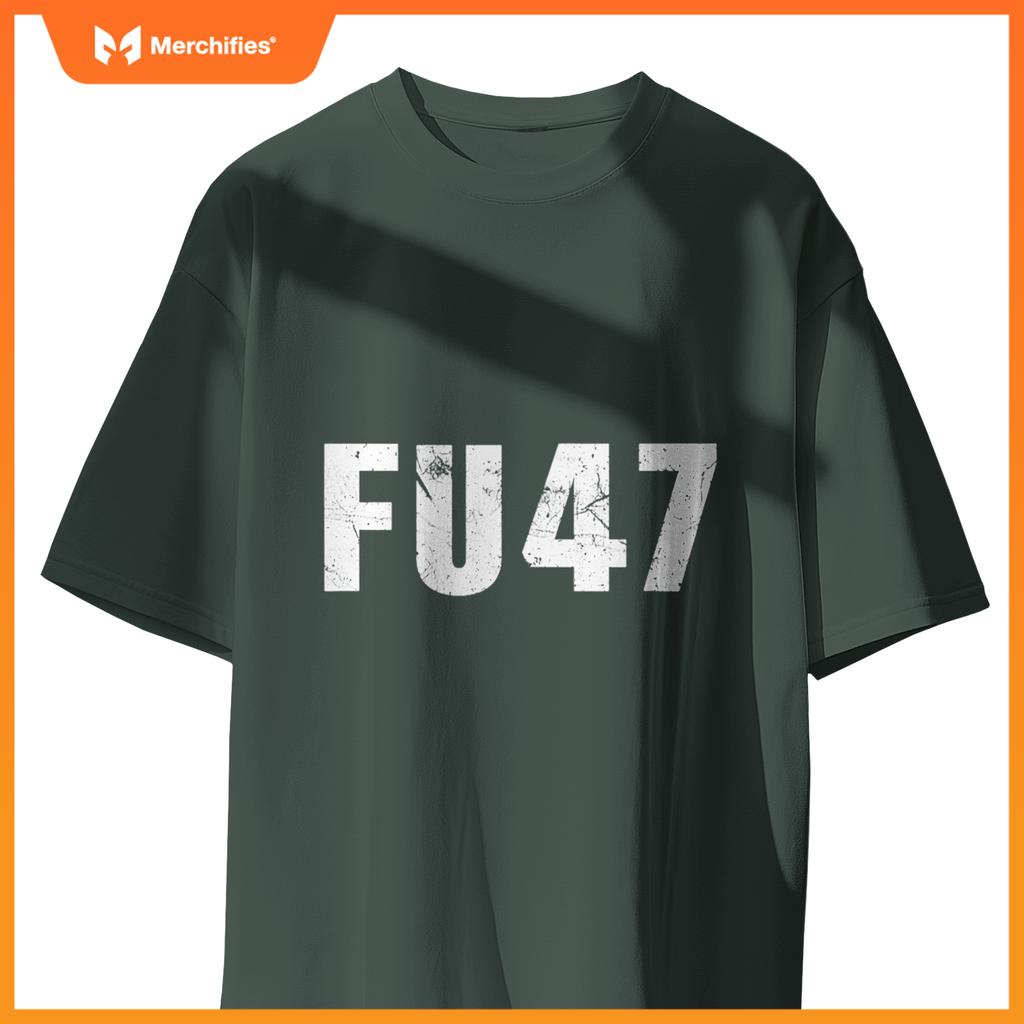 Fu47 anti trump patriotic pro harris democrat 2024 T-Shirt