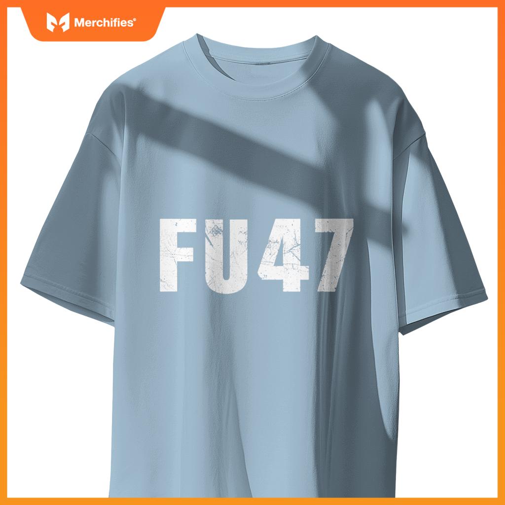 Fu47 anti trump patriotic pro harris democrat 2024 T-Shirt