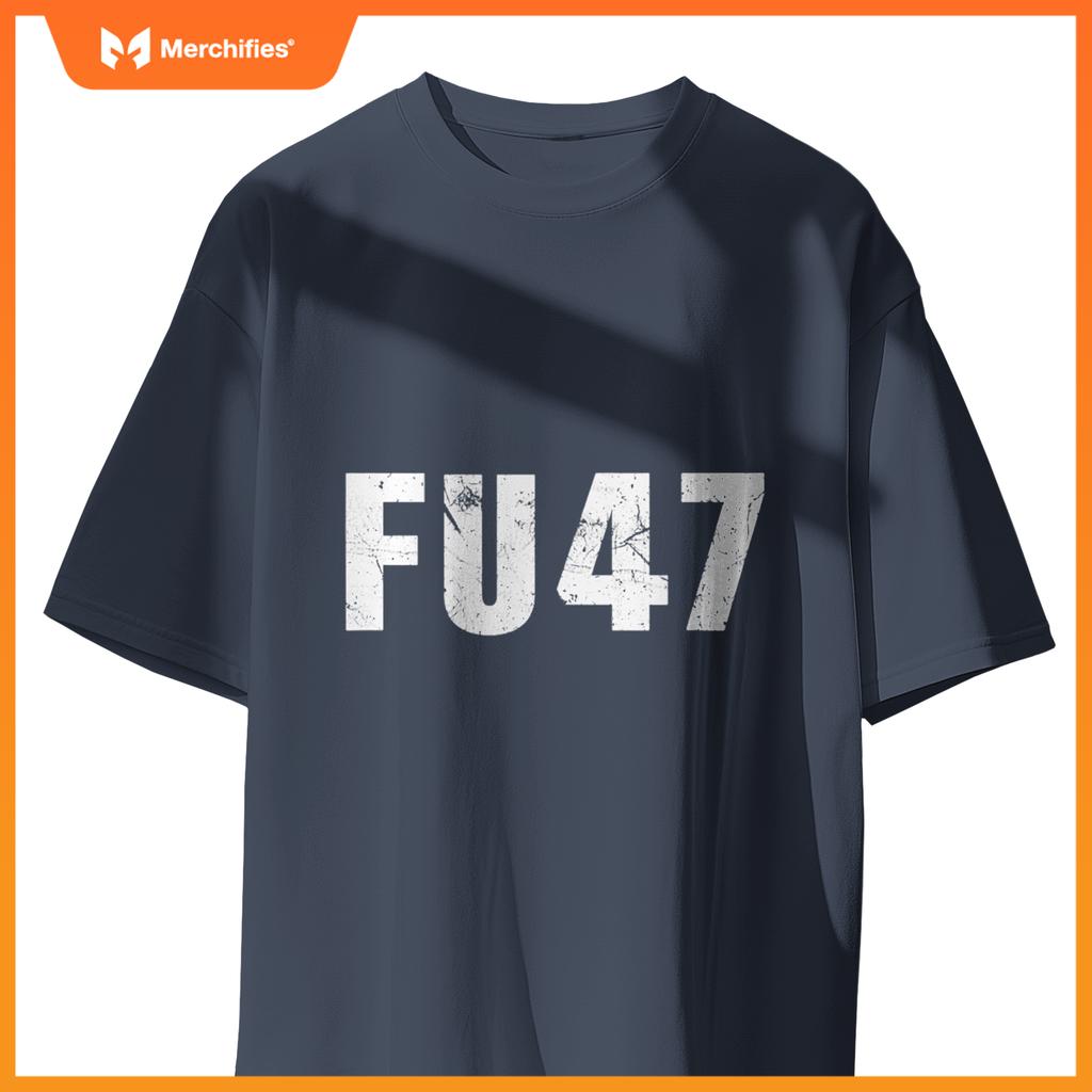 Fu47 anti trump patriotic pro harris democrat 2024 T-Shirt