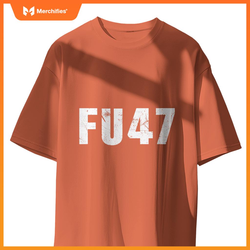 Fu47 anti trump patriotic pro harris democrat 2024 T-Shirt