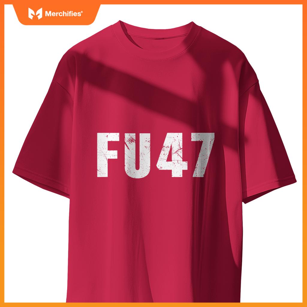 Fu47 anti trump patriotic pro harris democrat 2024 T-Shirt