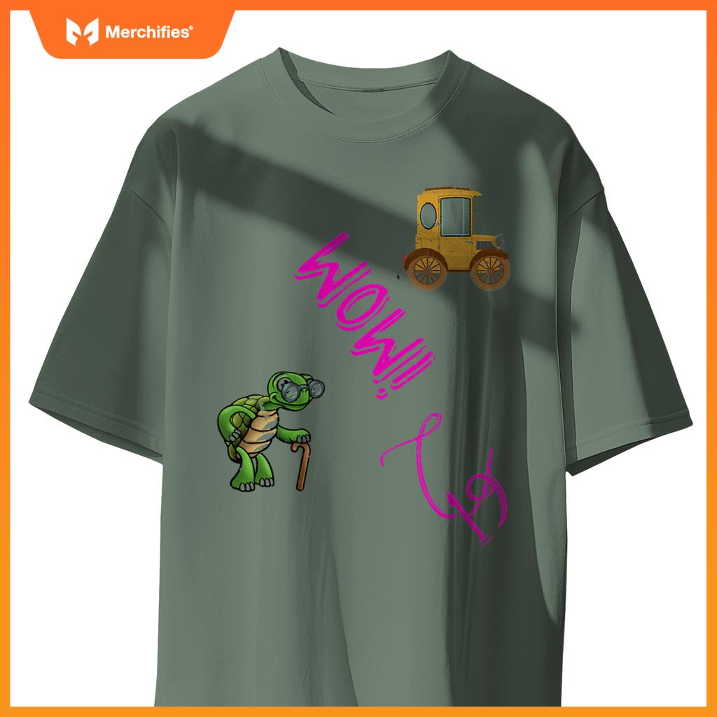 Fun Idea Old Car Equal  Slow Turtle T-Shirt
