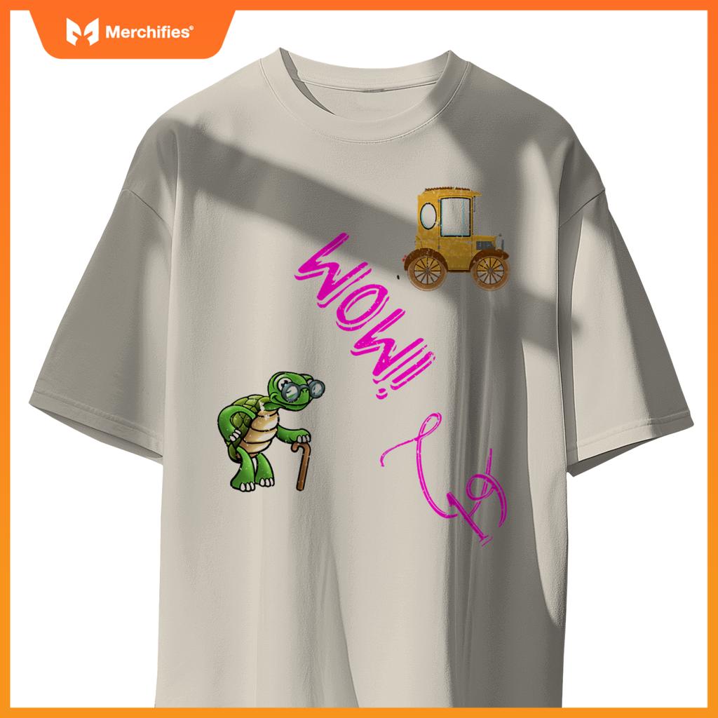 Fun Idea Old Car Equal  Slow Turtle T-Shirt