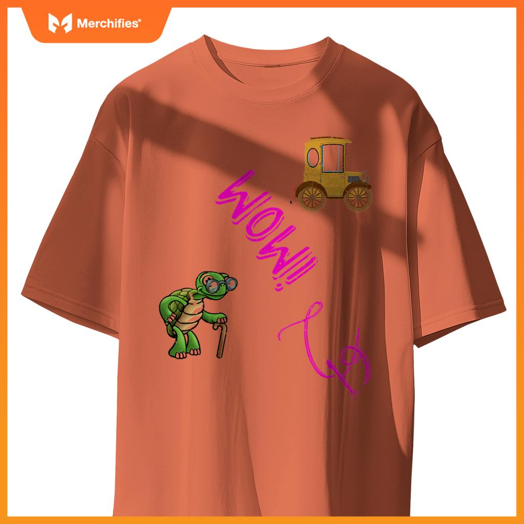 Fun Idea Old Car Equal  Slow Turtle T-Shirt