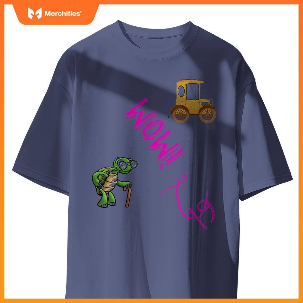 Fun Idea Old Car Equal  Slow Turtle T-Shirt