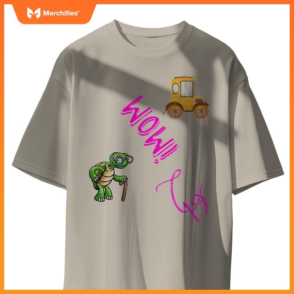 Fun Idea Old Car Equal  Slow Turtle T-Shirt
