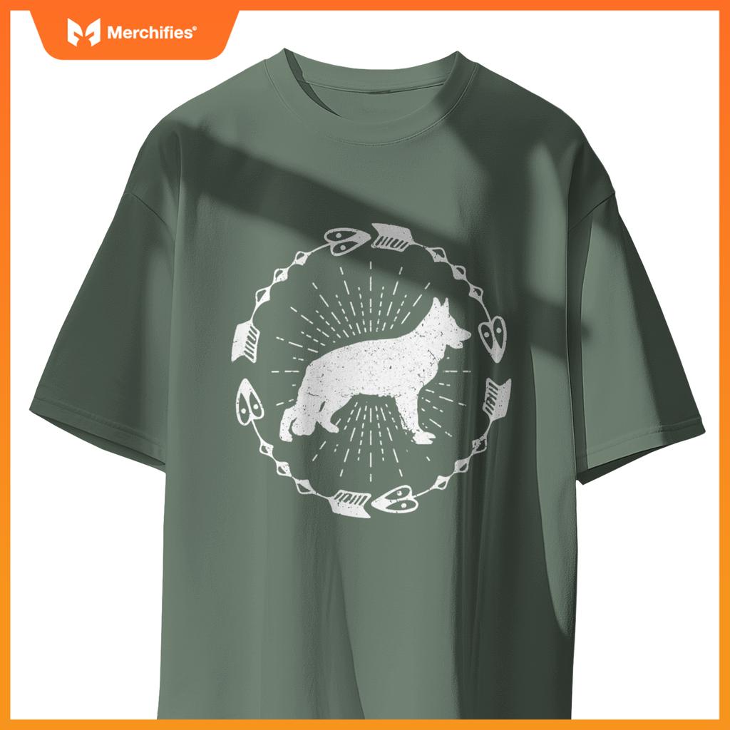 German Shepherd Herding Dog Alsatian Wolf Breeders T-Shirt