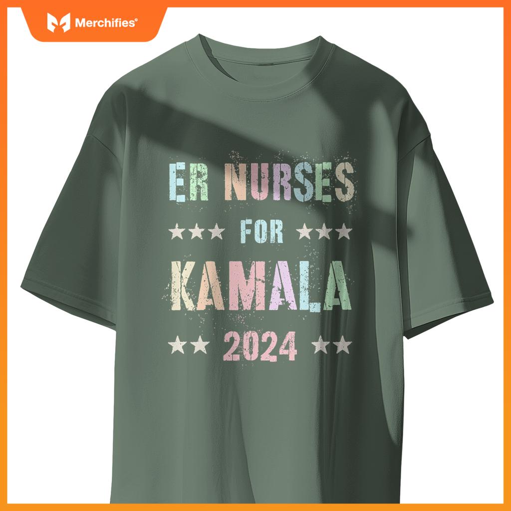 Girls er nurses  kamala harris rapid caregiver goals T-Shirt