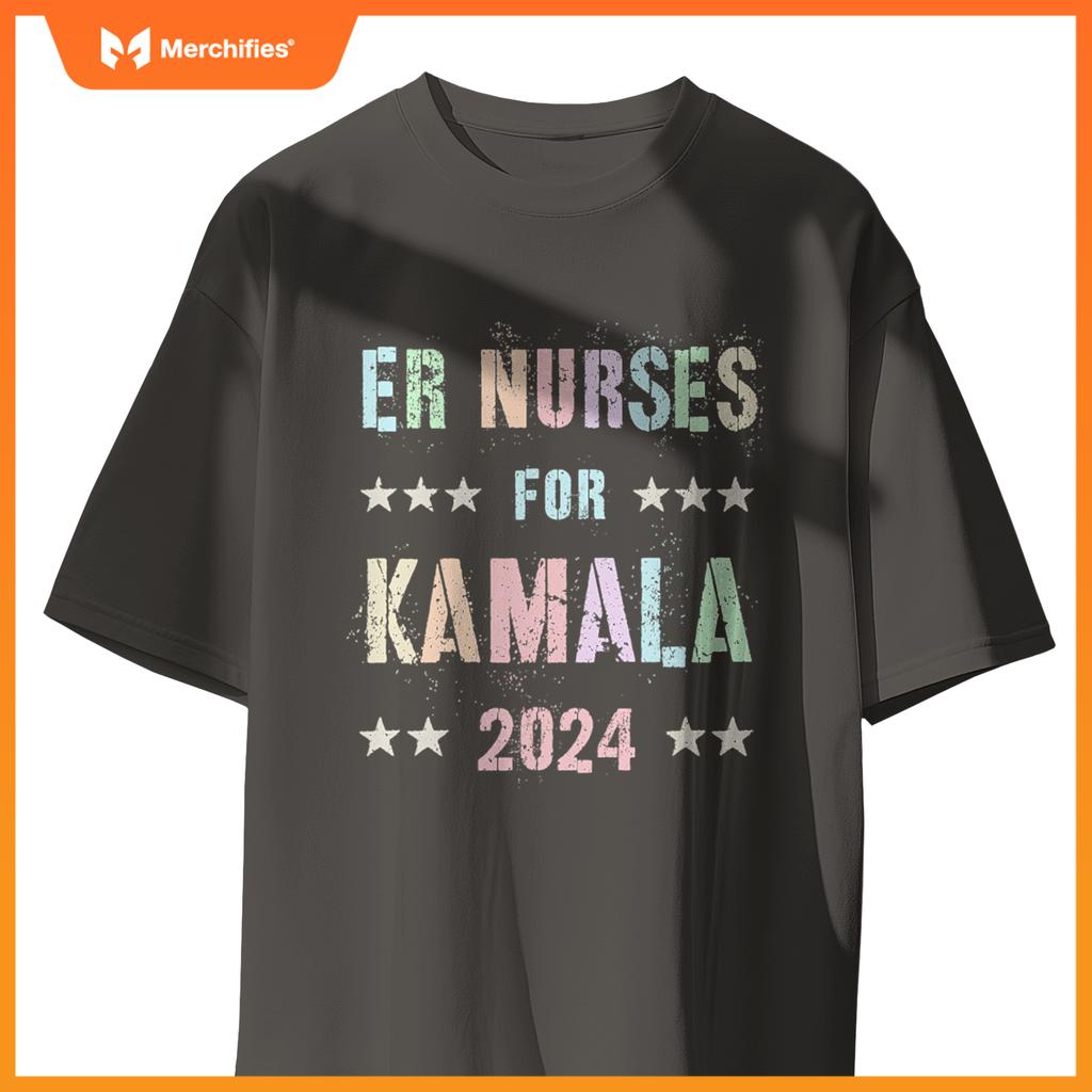 Girls er nurses  kamala harris rapid caregiver goals T-Shirt