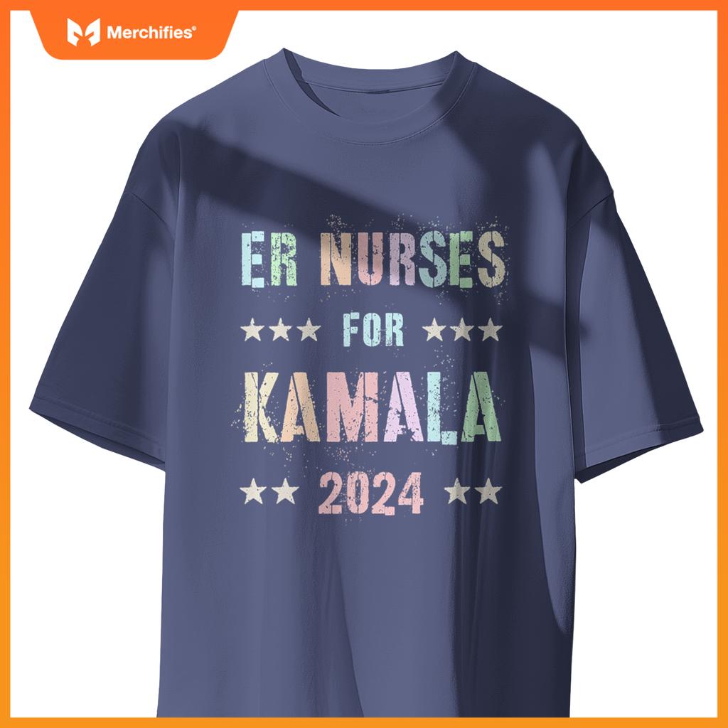 Girls er nurses  kamala harris rapid caregiver goals T-Shirt