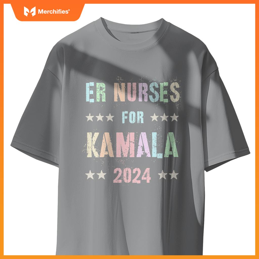 Girls er nurses  kamala harris rapid caregiver goals T-Shirt