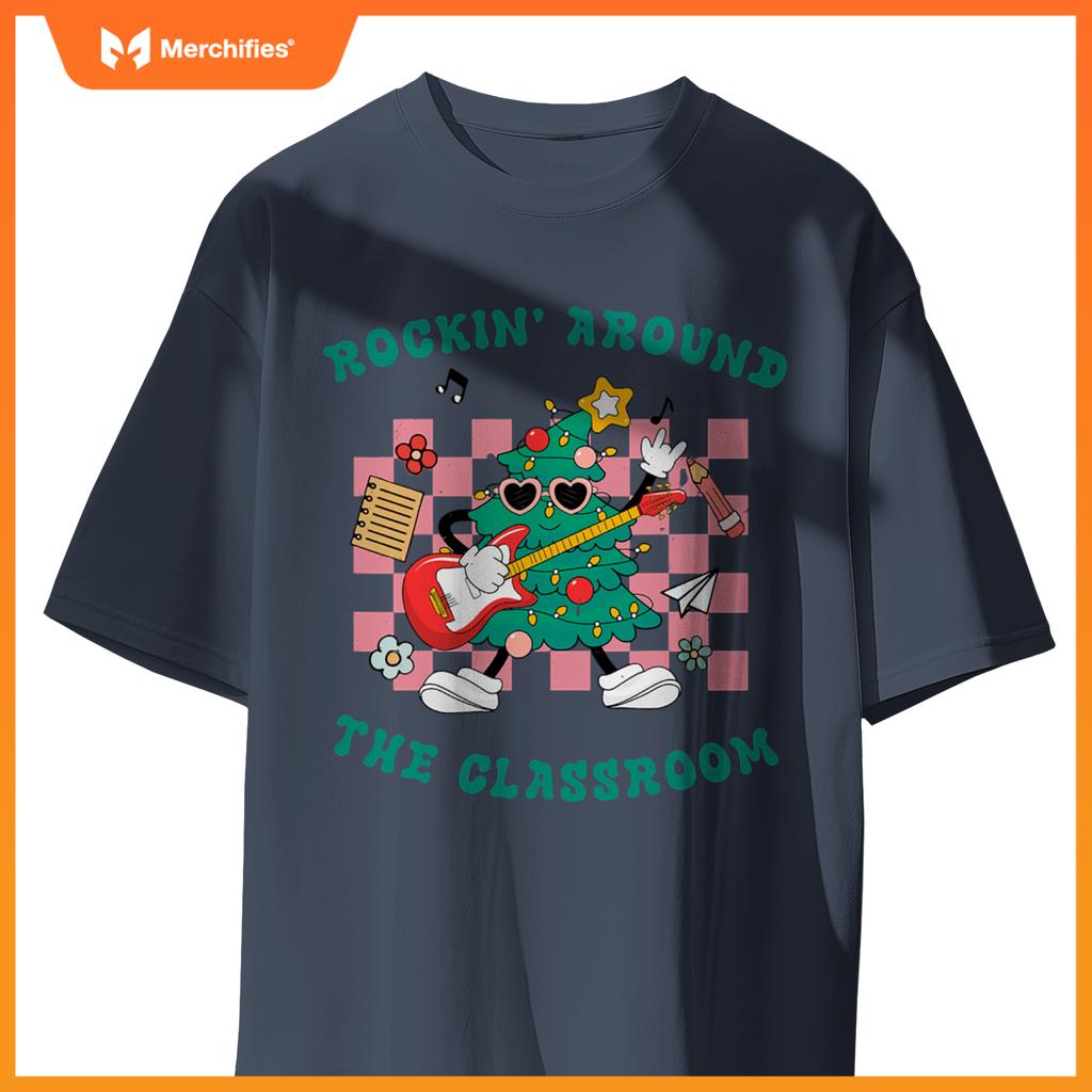 Groovy teacher christmas rockin around  classroom