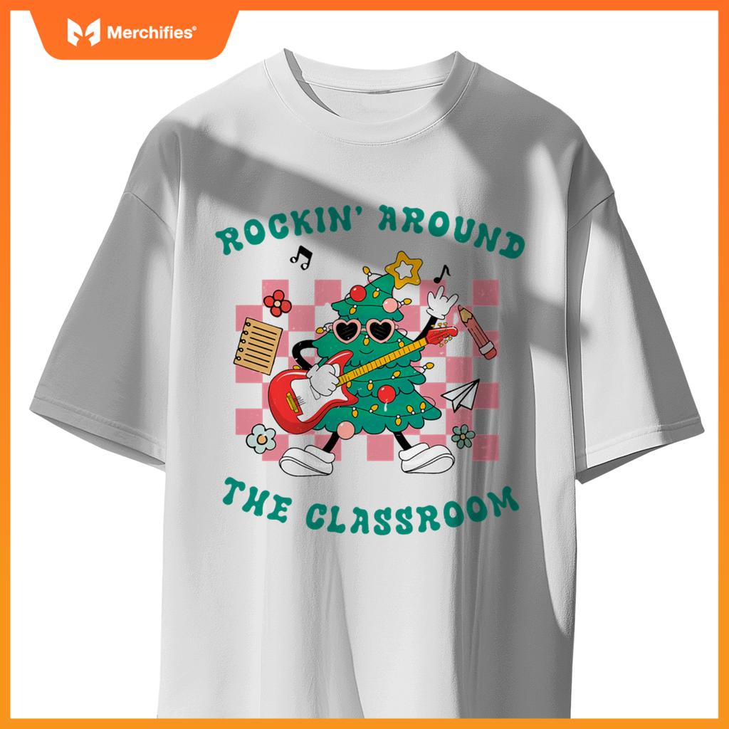 Groovy teacher christmas rockin around  classroom