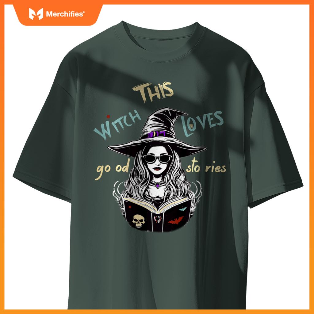 Halloween library witch book lover librarian reading teacher