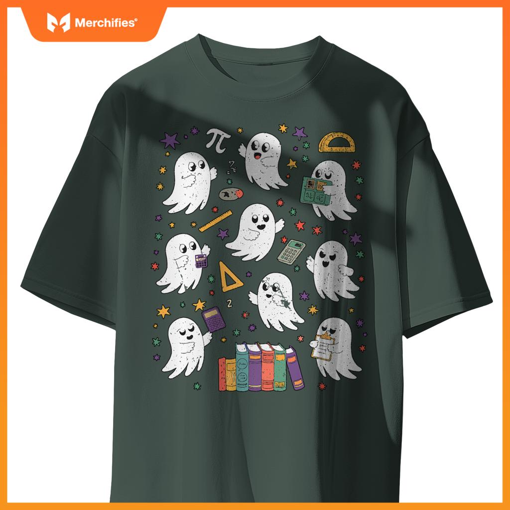 Halloween math teacher ghost math teacher spooky halloween