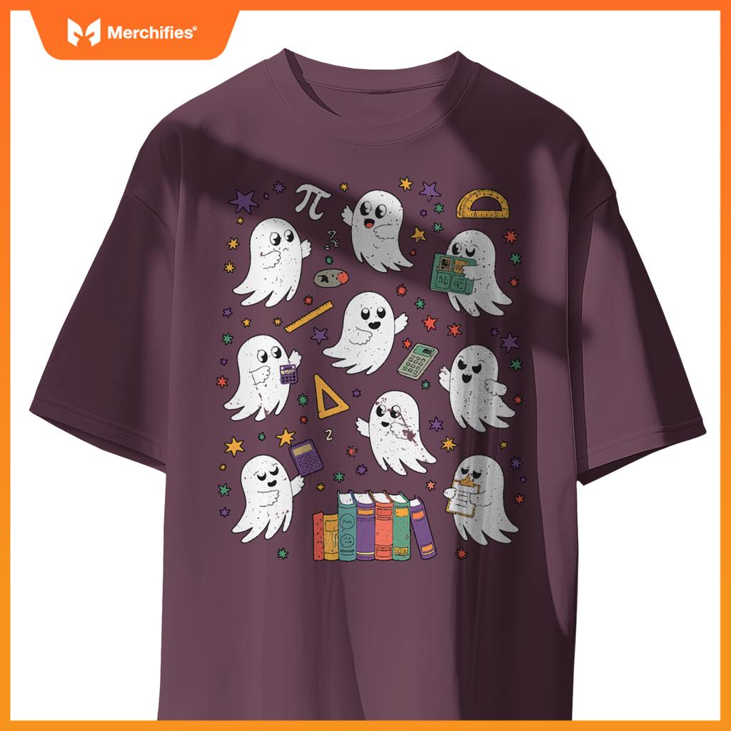 Halloween math teacher ghost math teacher spooky halloween