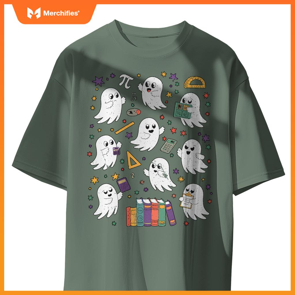 Halloween math teacher ghost math teacher spooky halloween