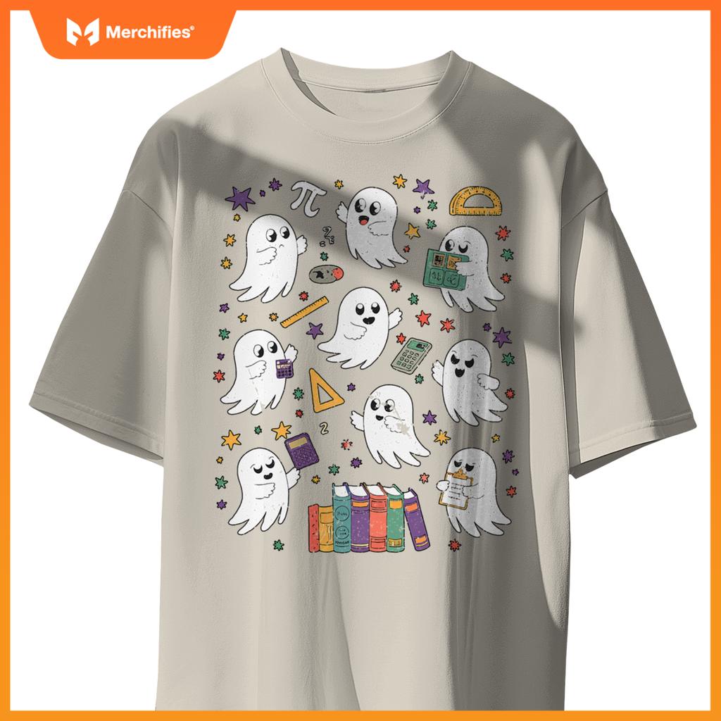 Halloween math teacher ghost math teacher spooky halloween