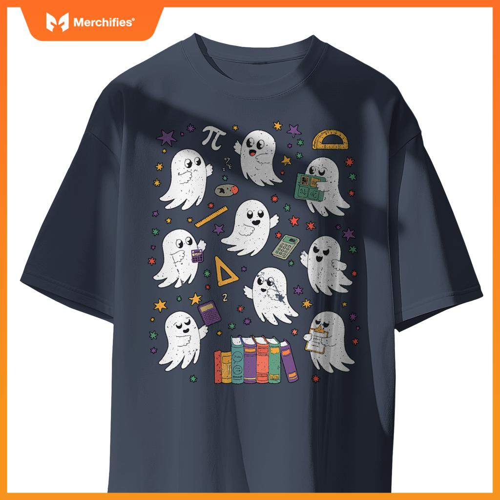 Halloween math teacher ghost math teacher spooky halloween