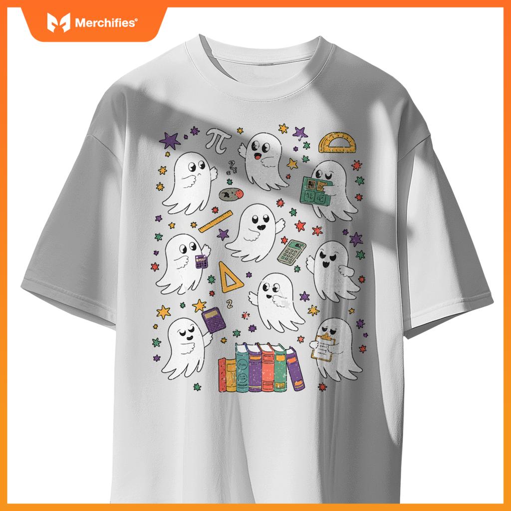 Halloween math teacher ghost math teacher spooky halloween