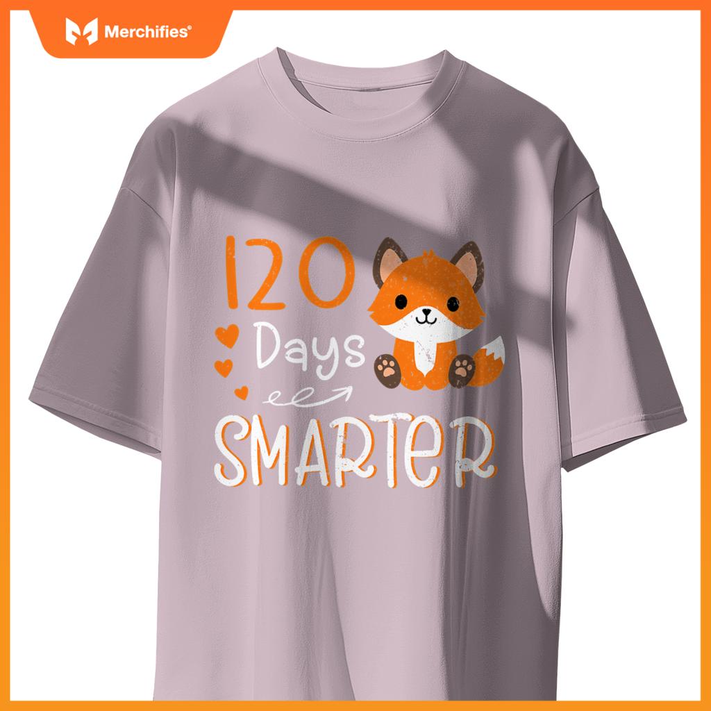 Happy 100 days of school smarter  cute fox teacher