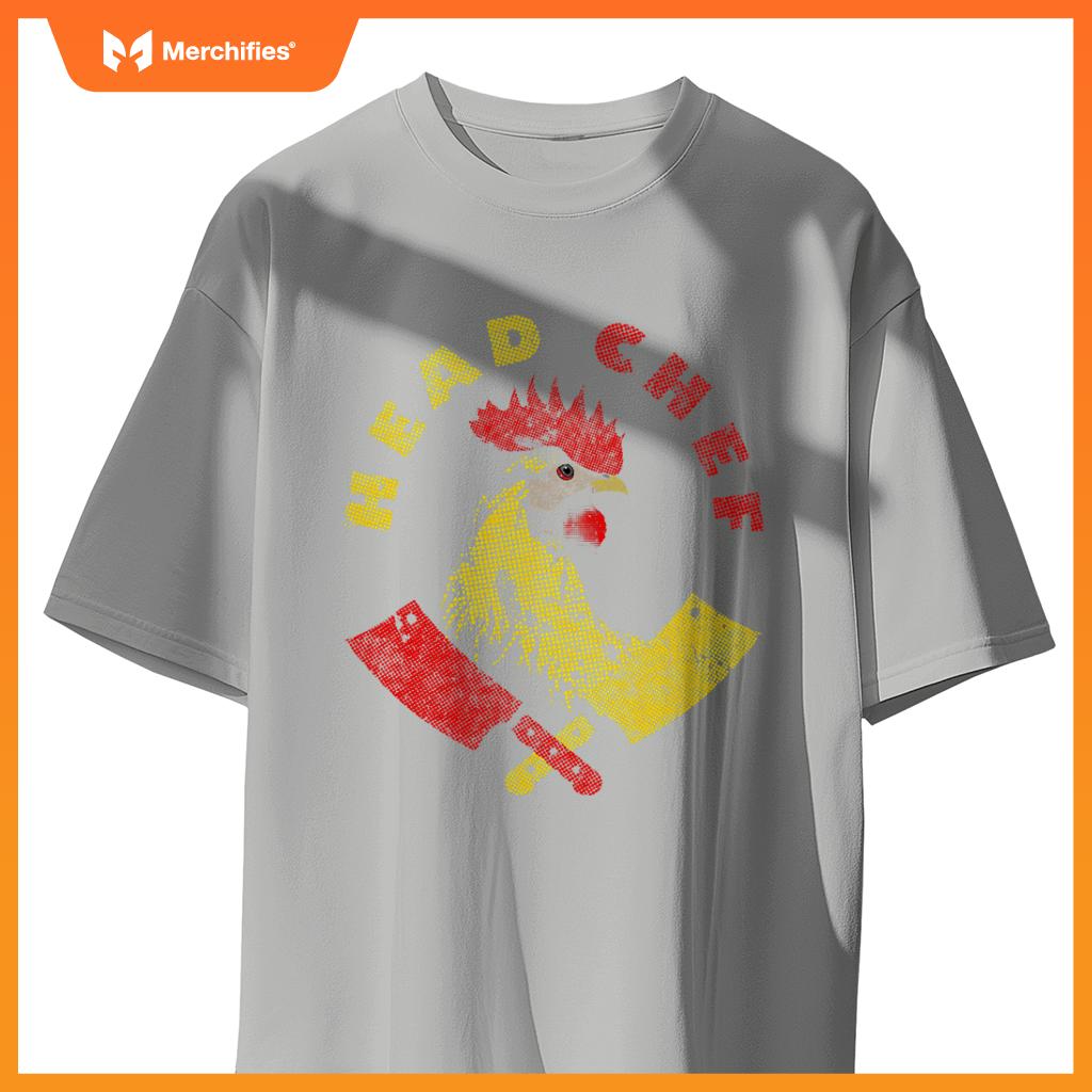 Head Chef Culinary Rooster  Head Chef Cooking T-Shirt