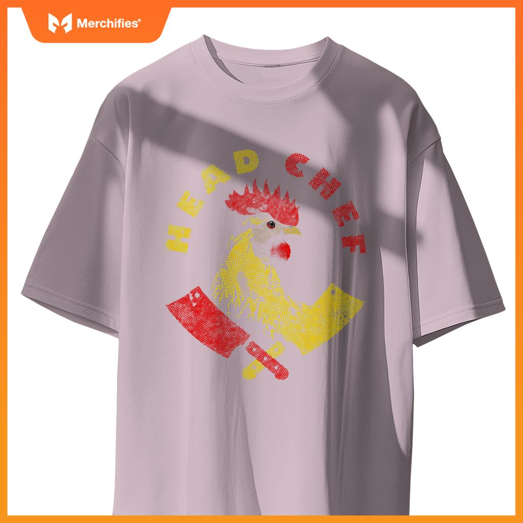 Head Chef Culinary Rooster  Head Chef Cooking T-Shirt