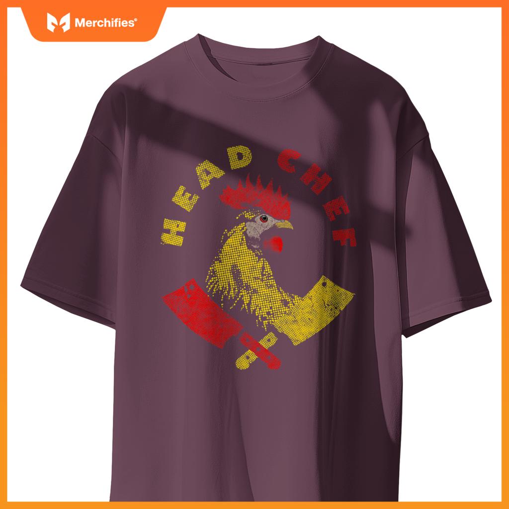 Head Chef Culinary Rooster  Head Chef Cooking T-Shirt