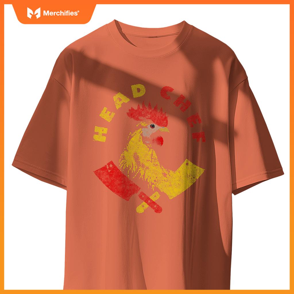 Head Chef Culinary Rooster  Head Chef Cooking T-Shirt