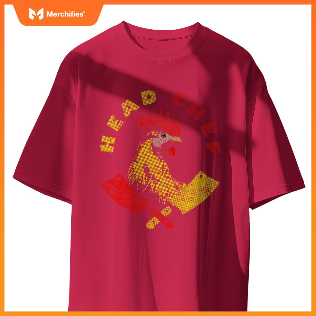 Head Chef Culinary Rooster  Head Chef Cooking T-Shirt