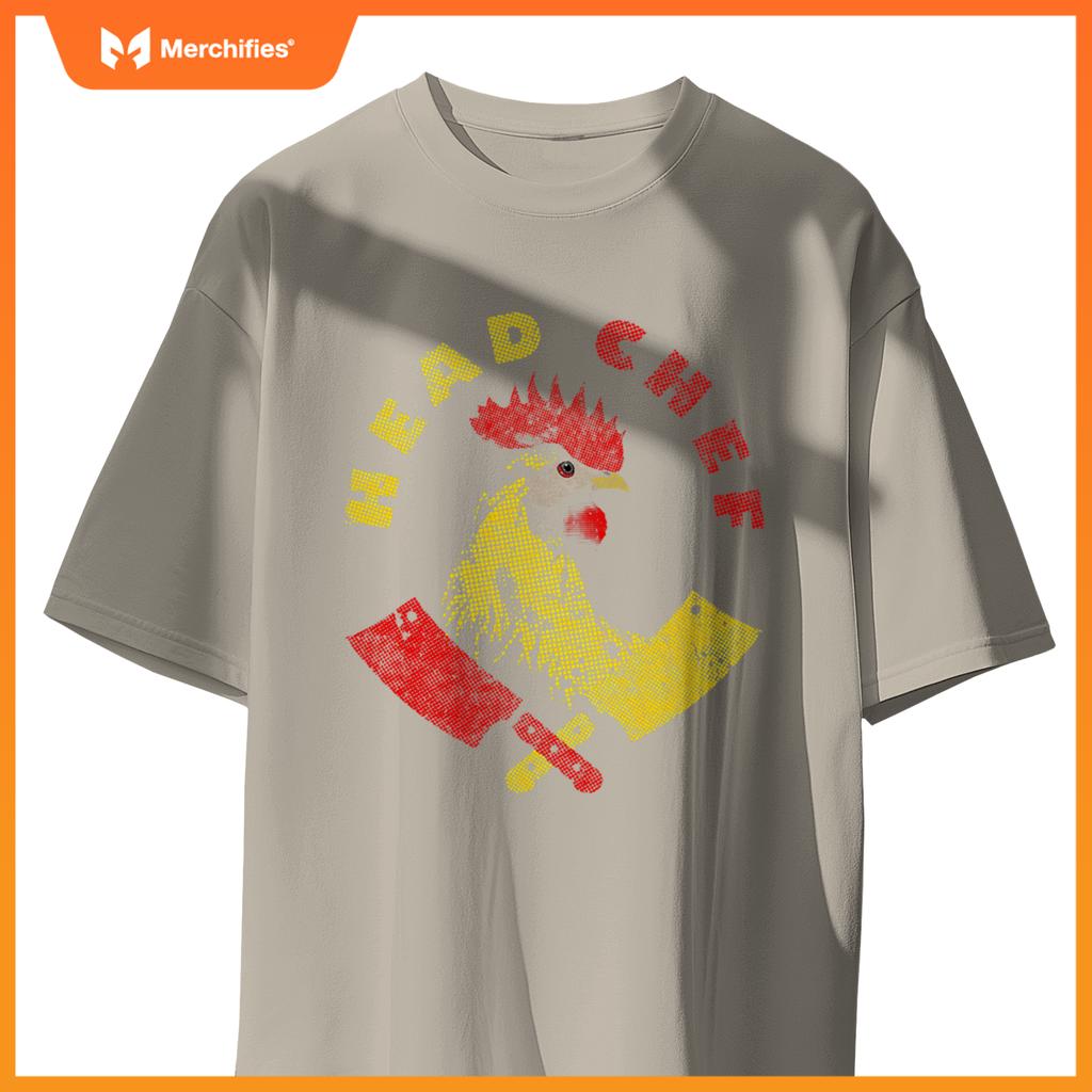 Head Chef Culinary Rooster  Head Chef Cooking T-Shirt