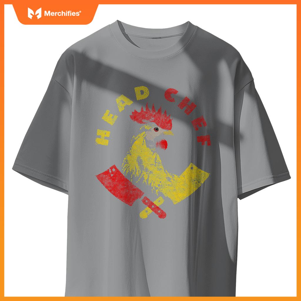 Head Chef Culinary Rooster  Head Chef Cooking T-Shirt