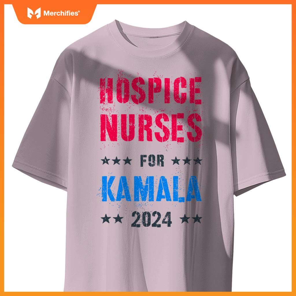 Hospice nurses  kamala harris 2024 election im with her T-Shirt