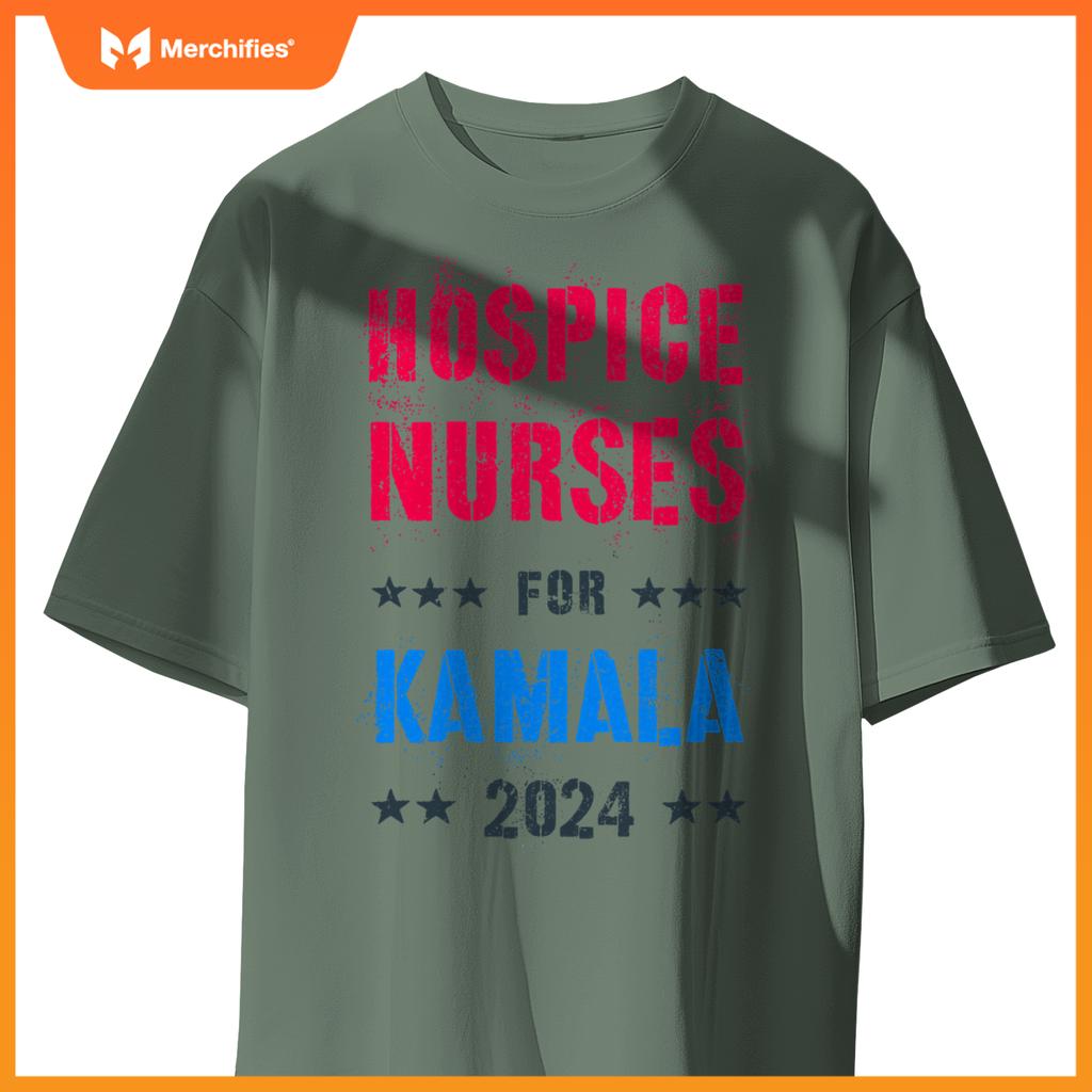 Hospice nurses  kamala harris 2024 election im with her T-Shirt