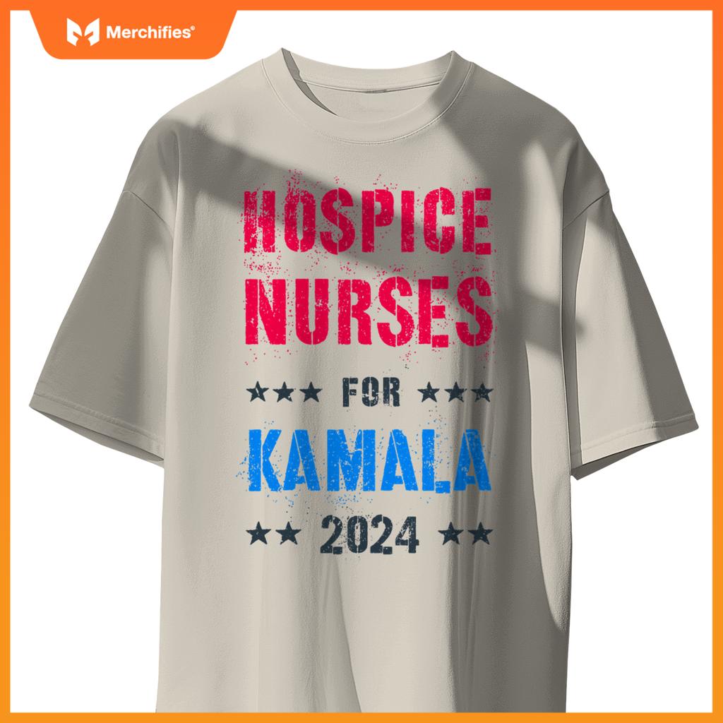 Hospice nurses  kamala harris 2024 election im with her T-Shirt