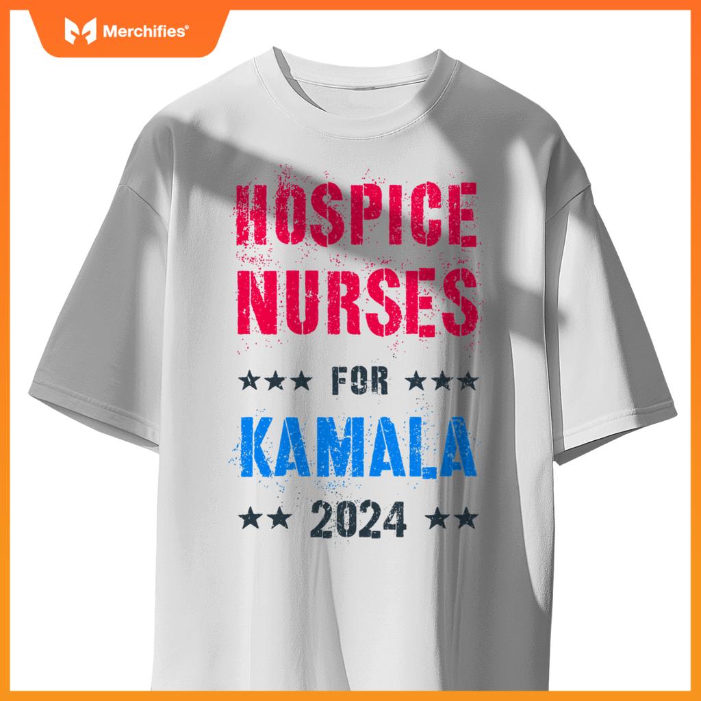 Hospice nurses  kamala harris 2024 election im with her T-Shirt