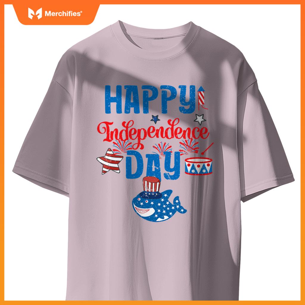 Independence day patriotic whale hat fireworks drum