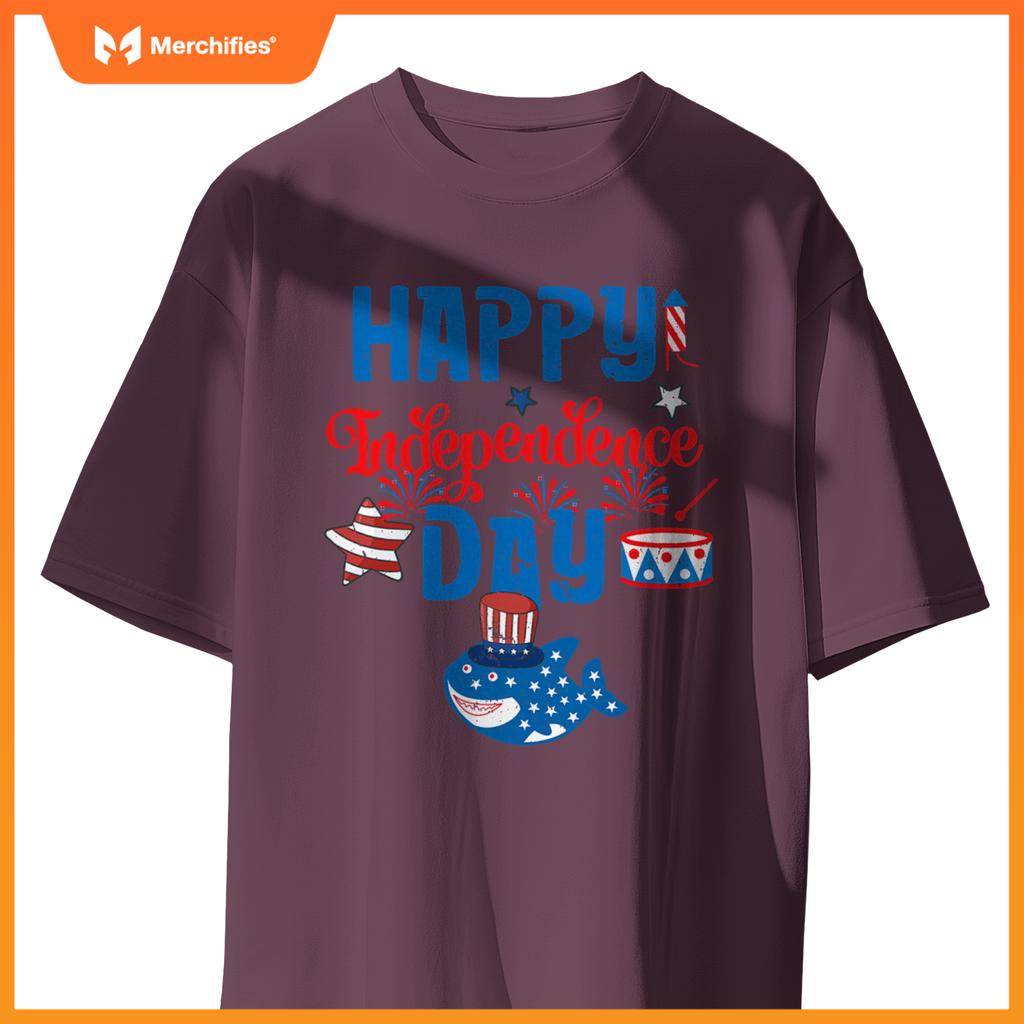 Independence day patriotic whale hat fireworks drum